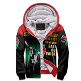 They Raised Their Fists Sherpa Hoodie